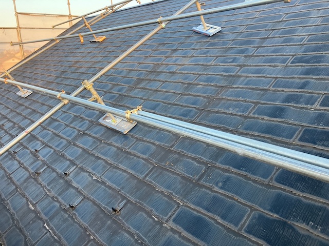 屋根足場・別箇所